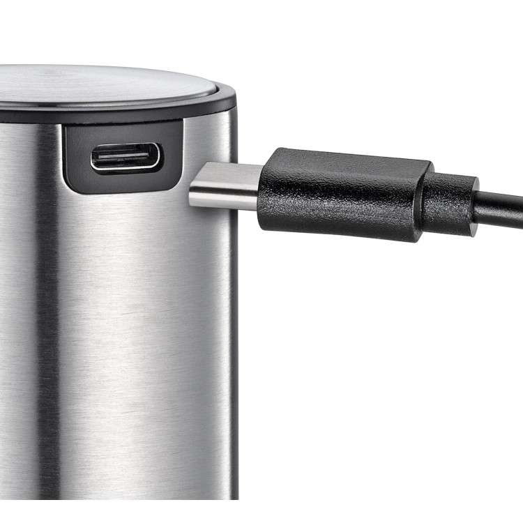 Korkociąg elektryczny ładowany przez USB, stal nierdzewna, śred. 5 x 21 cm