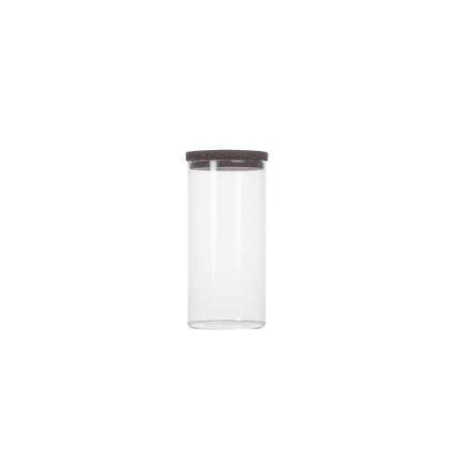 Pojemnik kuchenny, szkło borokrzemowe/korek, 1,5 l, śred. 10 x 22,5 cm