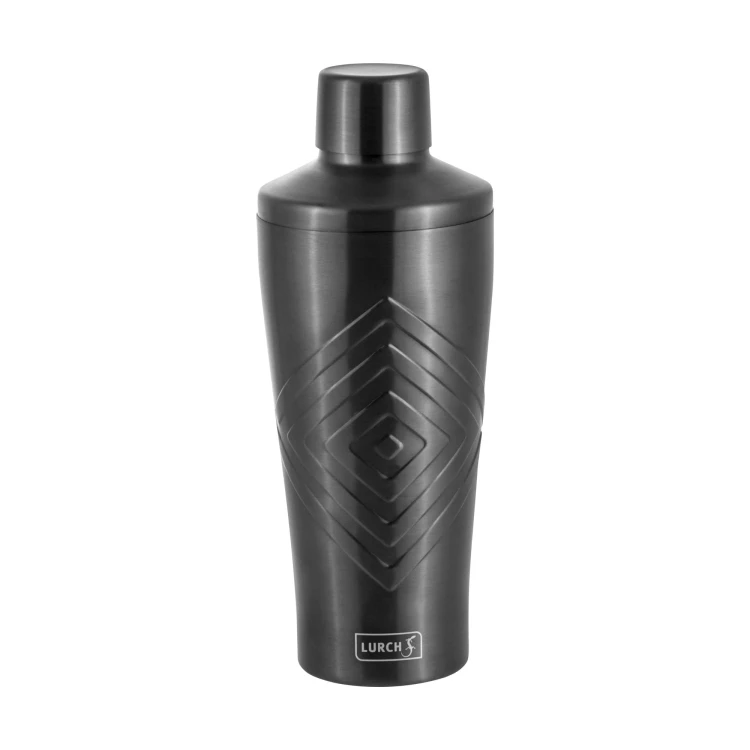 Shaker, 3 el., stal nierdzewna, 0,6 l, śred. 8,5 x 22 cm, ciemnoszary