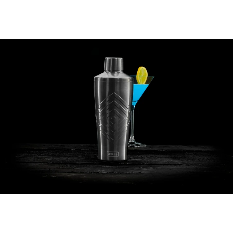 Shaker, 3 el., stal nierdzewna, 0,6 l, śred. 8,5 x 22 cm, ciemnoszary