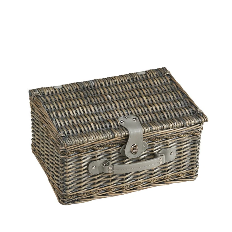 Kosz piknikowy, dla 2 os., 40x28x20 cm