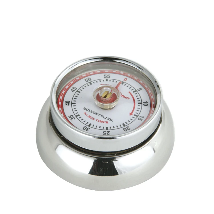 Timer mechaniczny, śred. 7x3 cm, stalowy