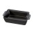 naczynie żaroodporne, ceramika, 3,0 l, 35 x 21 x 7,5 cm, czarne