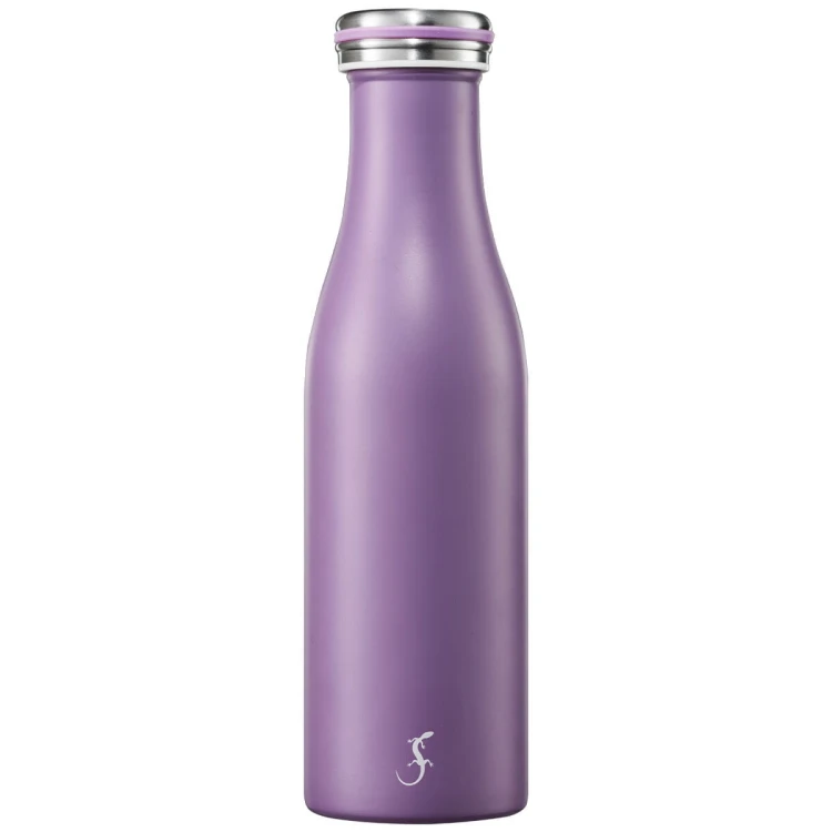Butelka termiczna, stalowa, 0,5 l, fioletowa