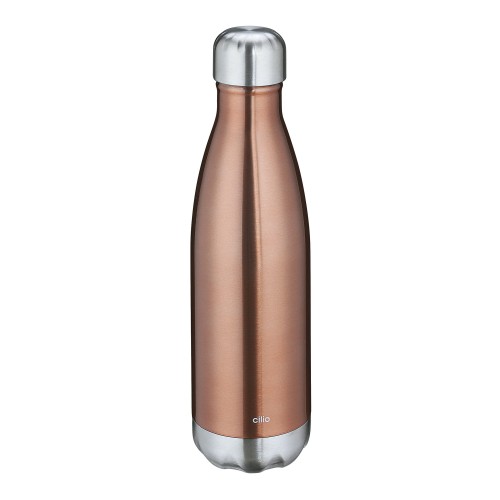 Butelka termiczna, stal nierdzewna, kolor miedziany, 0,5 l