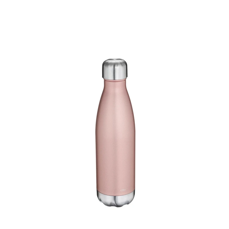 Butelka termiczna, stal nierdzewna, różowe złoto, 0,5 l