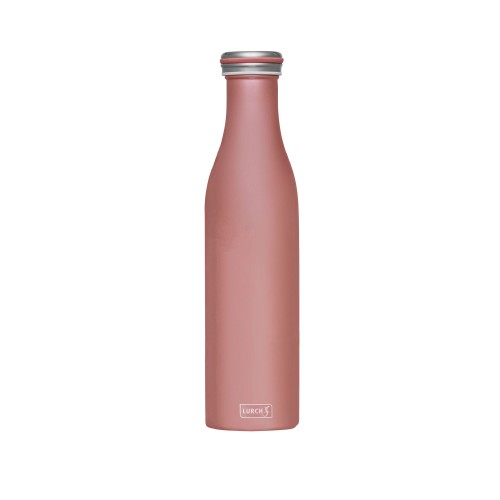 Butelka termiczna, stalowa, 0,75 l, różowe złoto