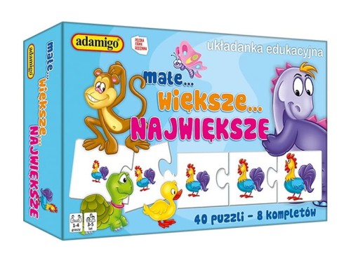 UKŁADANKA MAŁE WIĘKSZE NAJWIĘKSZE