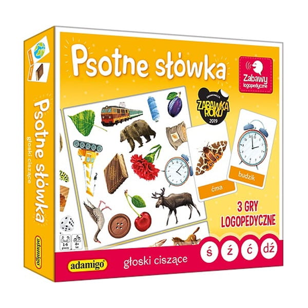 PSOTNE SŁOWKA - GŁOSKI CISZĄCE