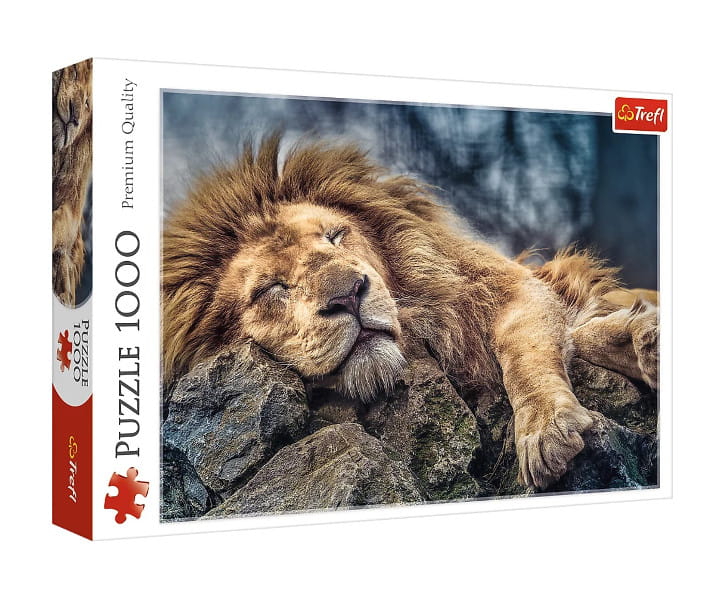 Puzzle 1000el.Śpiący lew