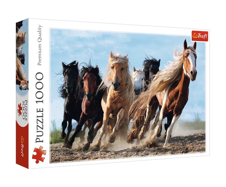Puzzle 1000el.Galopujące konie