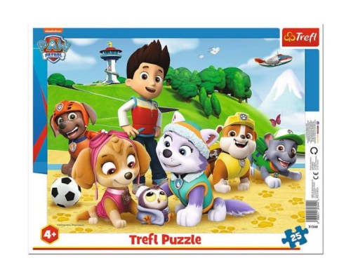 Puzzle 25 Ramkowe Psi patrol na tropie