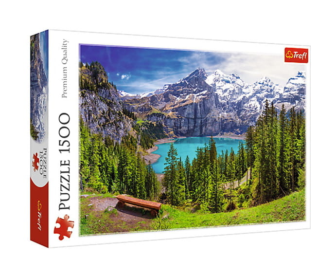 Puzzle 1500el. Jezioro Oeschinen