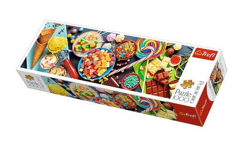 Puzzle 1000 Panorama Słodkie przysmaki