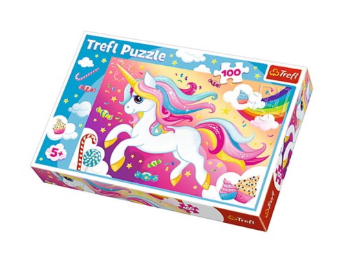 Puzzle 100el.Piękny jednorożec