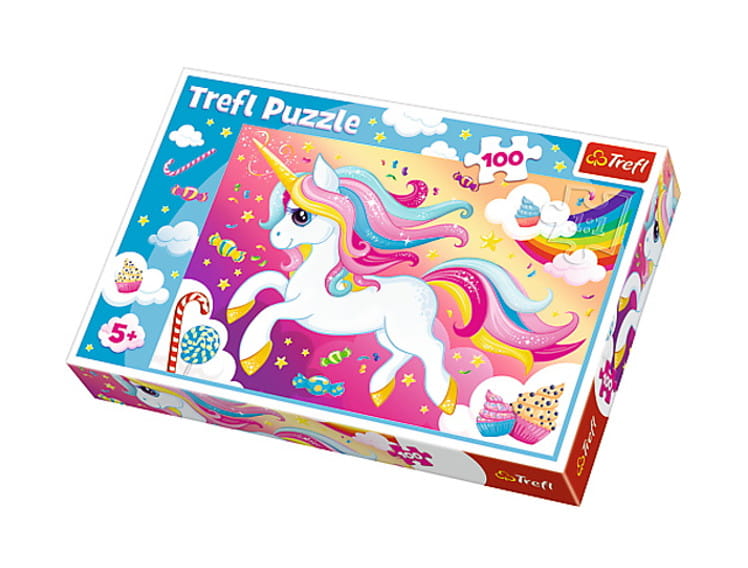 Puzzle 100el.Piękny jednorożec