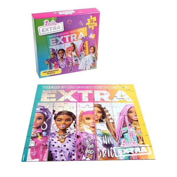 Barbie puzzle holograficzne 56el