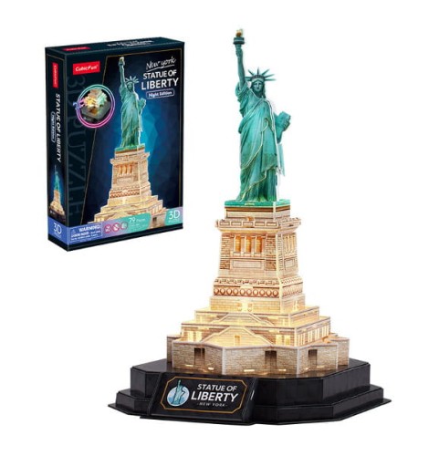 Puzzle 3D Led Statua Wolności