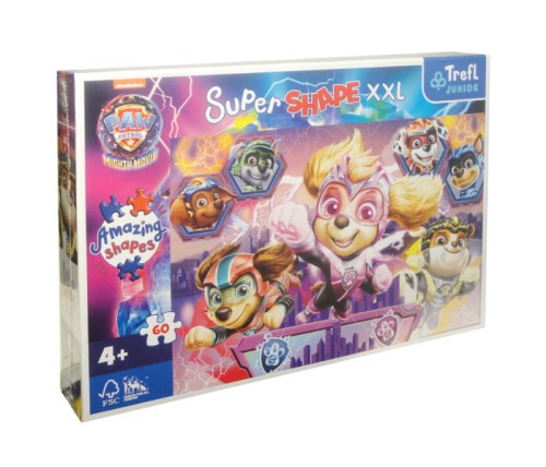 Puzzle 60 XXL Super Shape Wesołe pieski