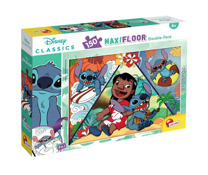 Lisciani Puzzle maxifloor 150 Lilo & Stitch