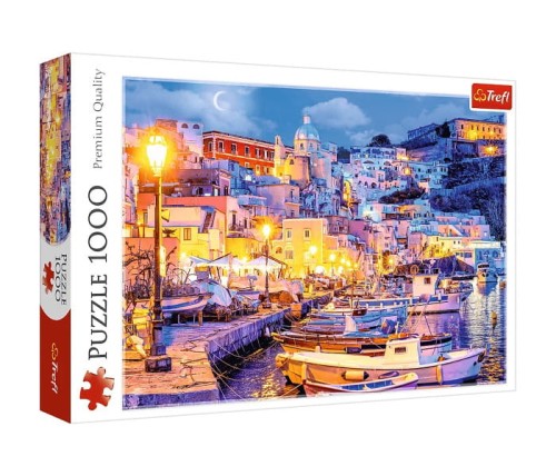 Puzzle 1000 Wyspa Procida nocą