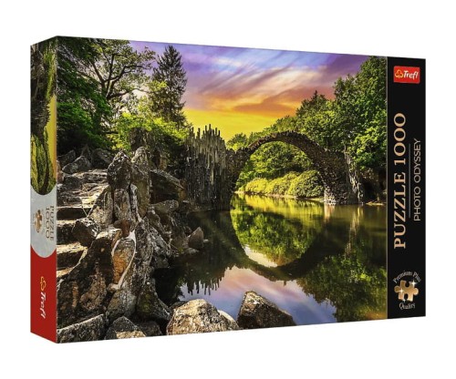 Puzzle 1000 Premium Plus Most Rakotza w Kromlau