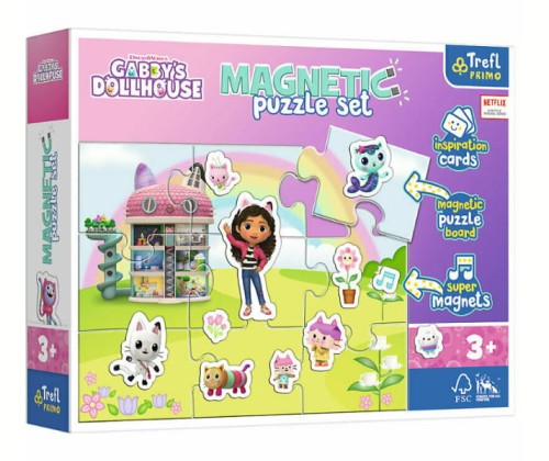 Puzzle magnetyczne poznaj świat Gabi