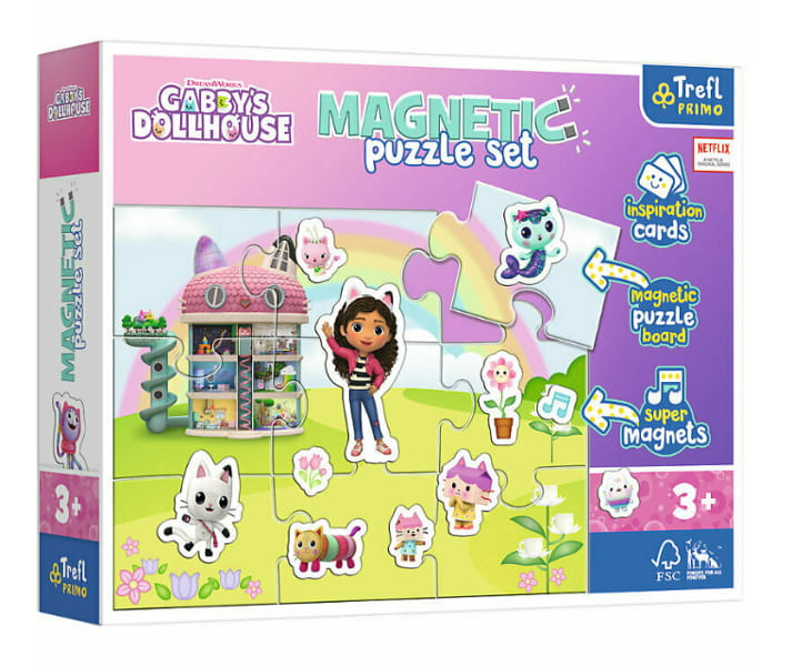 Puzzle magnetyczne poznaj świat Gabi