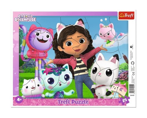 Puzzle 25 Frame Poznaj Gabi
