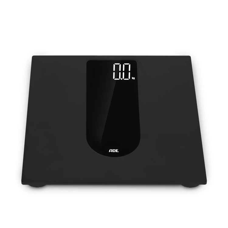 Waga łazienkowa, do 180 kg, 30,5 x 30,5 cm, czarna