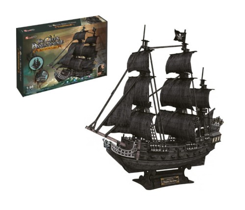Puzzle 3d Okręt piracki zemsta królowej Anny