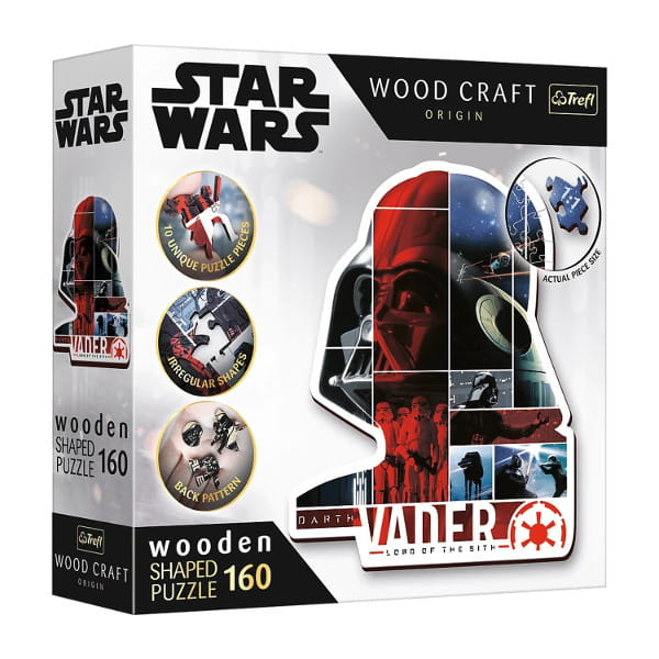 Puzzle drewniane 160 el. Darth Vader