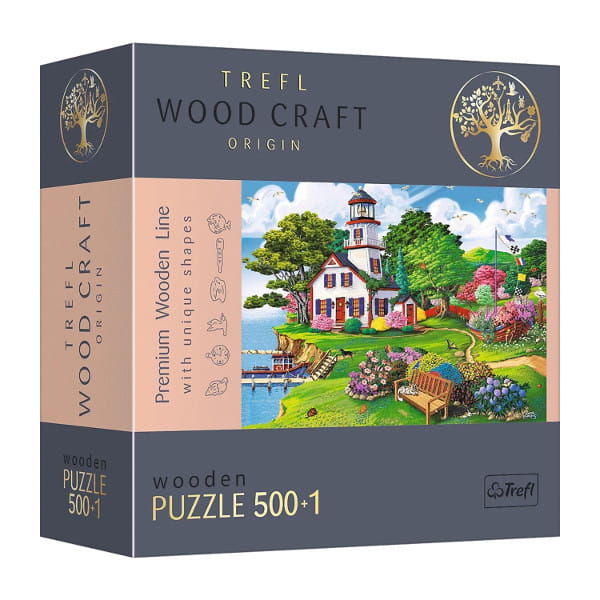 Puzzle drewniane Puzzle 500+1 el. Letnia przystań