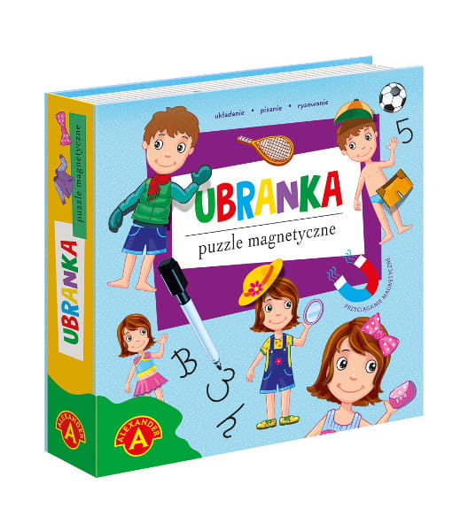 Puzzle magnetyczne Układanka ubranka