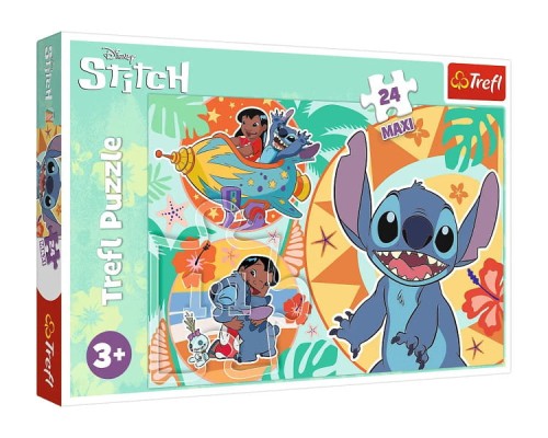 Puzzle 24 Maxi Wesoły dzień Lilo&Stitch