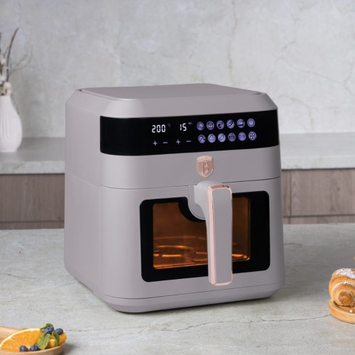 Air Fryer Frytkownica beztłuszczowa 6,3l Taupe BerlingerHaus BH-9547