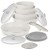 Zestaw garnków 13el. z odpinaną rączką BerlingerHaus Sahara Marble Collection BH-8421