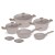 Zestaw garnków i patelni 10 el. BerlingerHaus BH-8343 Taupe Nordic