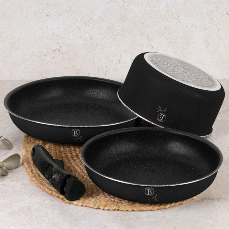 Zestaw garnków 9el. z odpinaną rączką BerlingerHaus  Monaco Collection BH-8258