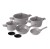 Zestaw 10-el garnki i patelnie BerlingerHaus BH-8110 Taupe Collection
