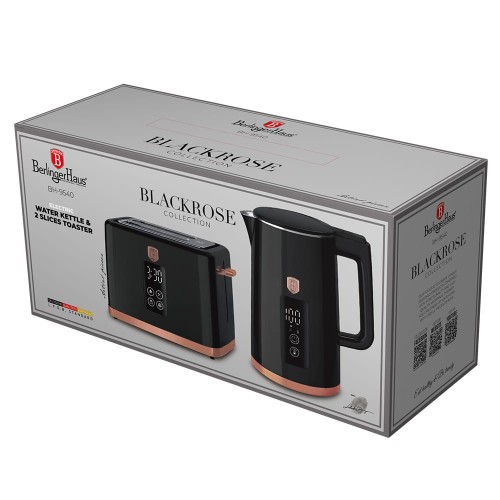 Zestaw czajnik elektryczny i toster BerlingerHaus BH-9540 Black Rose