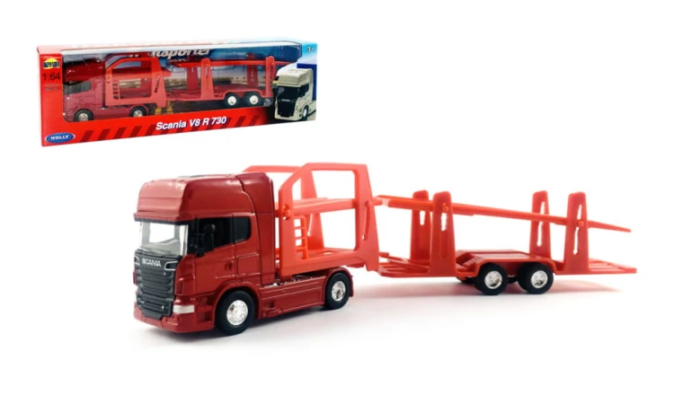 Welly Truck 1:64 Scania R730 transporter - Welly