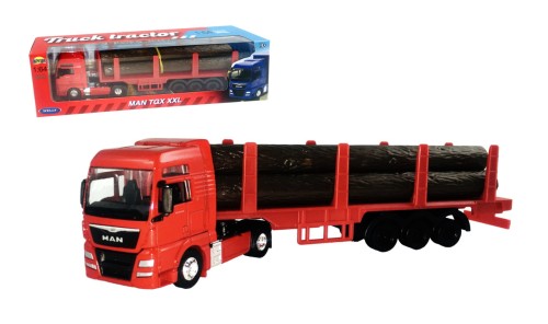 Welly Truck 1:64 Man TGX z drewnem - Welly