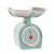Mechaniczna waga kuchenna z miską, do 5 kg, 0,8 l, 20,5 x 20,5 x 20 cm, miętowa