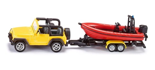 Siku seria 16 Jeep z łodzią - Siku