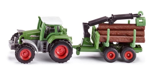 Siku seria 16 traktor z przyczepą leśną - Siku