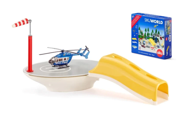 Siku World Helikopter z lądowiskiem - Siku