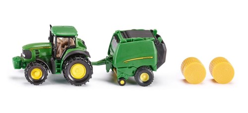 Siku Super traktor z prasą John Deere - Siku