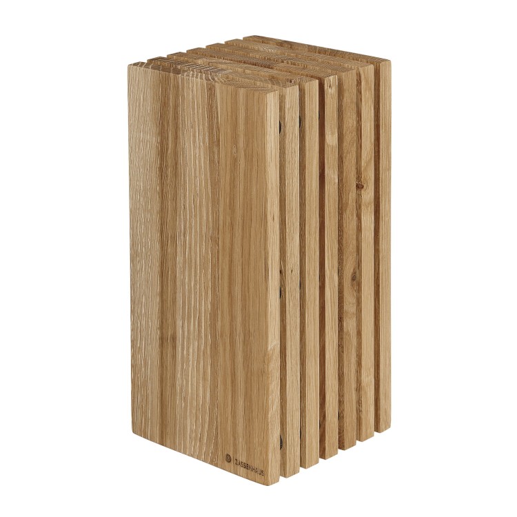 Blok na noże, drewno dębowe, 13 x 13 x 26 cm