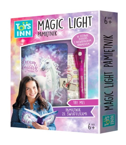 Pamiętnik Magic Light Unicorn - Stnux